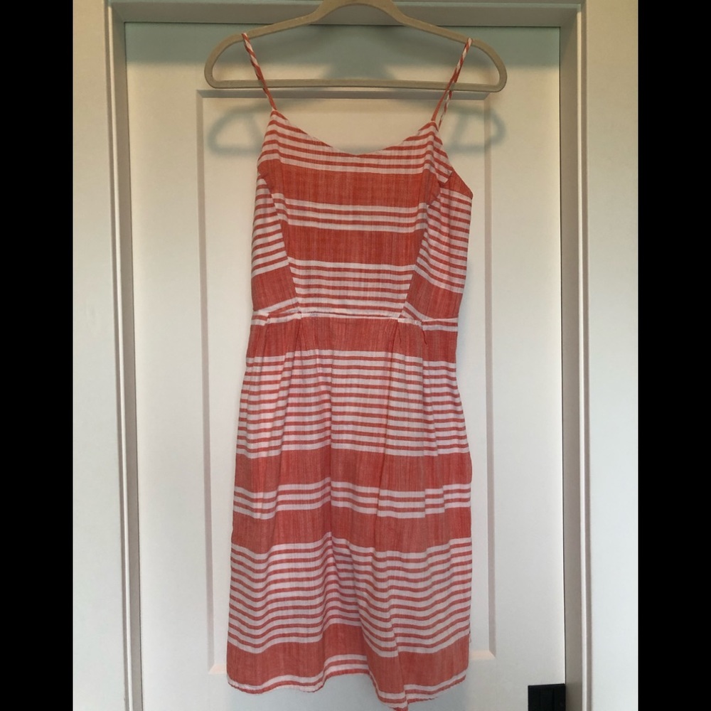 Old Navy Coral Striped Dress